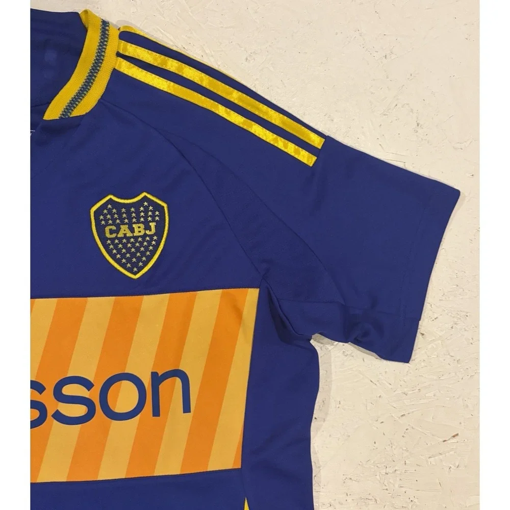 Club Atletico Boca Juniors Adidas 2024 Home Jersey Size Medium Slim Soccer
